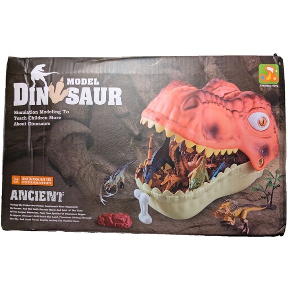 Kids Dinosaur Toys 3-5, 45 Pieces Realistic Jurassic Figures With Eggs, Trees - Picture 4 of 5